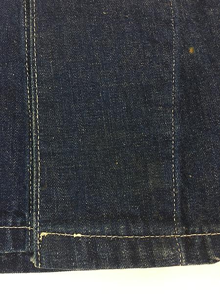 古着 40s 米軍 US ARMY WW2 M-40 メタルボタン 10.5oz 真紺 インディゴ デニム カバーオール ジャケット XL位 極上!!