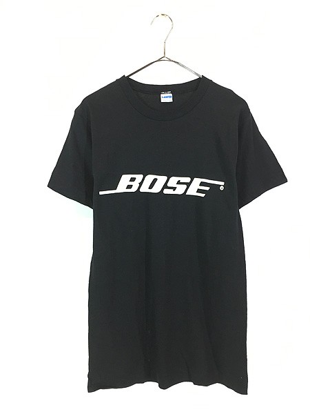 Deadstock!! 古着 80s USA製 Champion 「BOSE」 フロッキー スピーカー ミュージック Tシャツ M