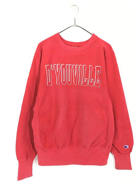 古着 90s USA製 Champion Reverse Weave 「D'YOUVILLE」 リバース スウェット M 古着