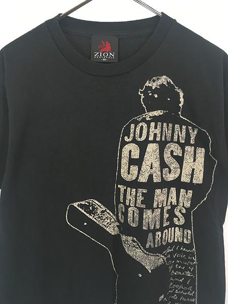 古着 00s USA製 Johnny Cash 「The Man Comes Around」 カントリー ミュージック Tシャツ Lの通販は