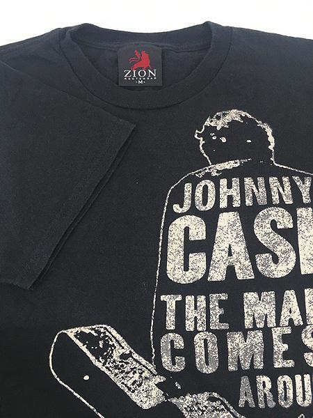 古着 00s USA製 Johnny Cash 「The Man Comes Around」 カントリー ミュージック Tシャツ Lの通販は