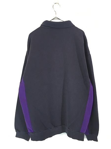 FedEx 90s 未使用 古着 90s FedEx フェデックス 企業 刺しゅう 襟付き スウェット