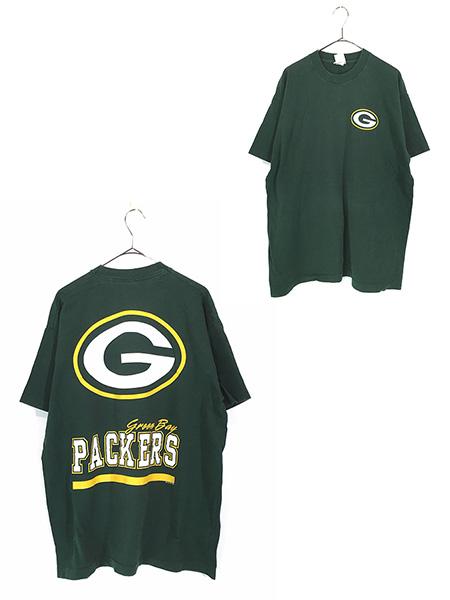 古着 90s NFL Green Bay Packers パッカーズ BIG プリント Tシャツ XL 古着の通販は 5,225円