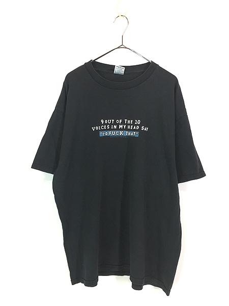 古着 00s Brooklyn 「I'd Fuck That」 心の声 ファック ボックス Tシャツ XLの通販は 5,742円