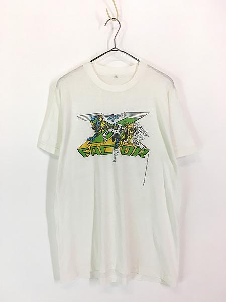 古着 80s 製 MARVEL X-FACTOR アメコミ ヒーロー Tシャツ XL 古着