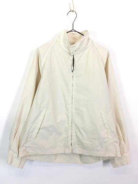 古着 60s London Fog 一枚袖 ハリントン スウィングトップ ドリズラー ジャケット ホワイト 42R