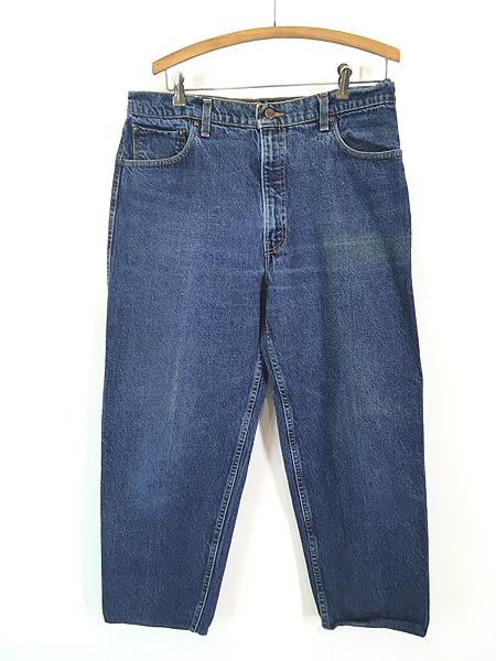 古着 90s USA製 Levi's Special Reserve 550-0225 ケミカル デニム パンツ ジーンズ テーパード W35 L27