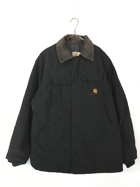 古着 80-90s Carhartt ナイロン ブラック ダック パデット