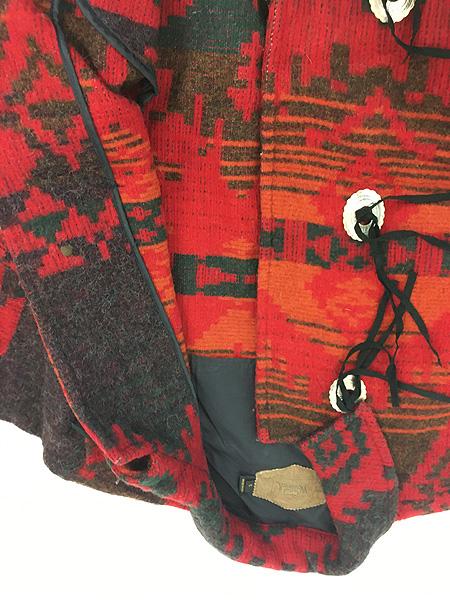 WOOLRICH ウールコート ネイティブ柄 アメカジ WOOLRICH ウールコート ネイティブ柄 アメカジ