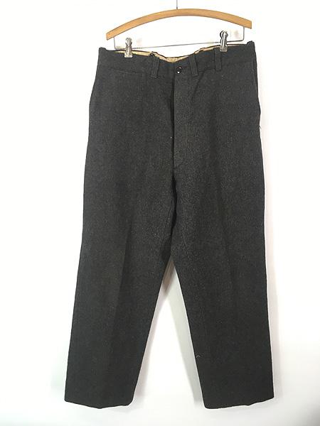 古着 50s FORESIDE 名作 MALONE PANTS 防寒 メルトン ウール ハンティング マローン パンツ セパポケ W34 L31の通販は 17,600円