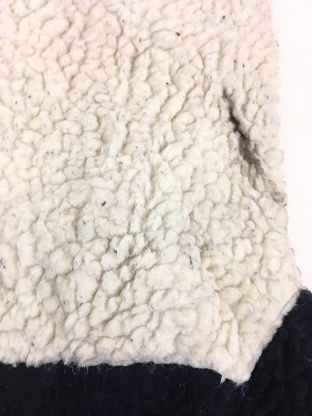 古着 90s TOMMY JEANS フラッグ パターン ボア フリース ジャケット