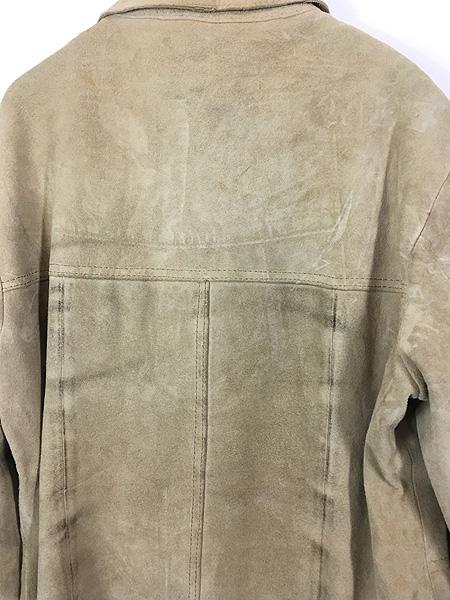 古着 70s BARACUTA スナップボタン 本革 スエード レザー シャツ ジャケット 42の通販は