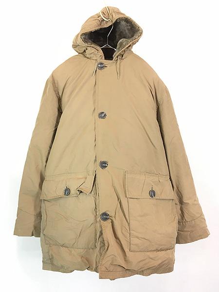 古着 60s Eddie Bauer Bauer Down 「Polar Light」 ムートン フーデッド ポーラー ライト ダウン パーカー ジャケット M