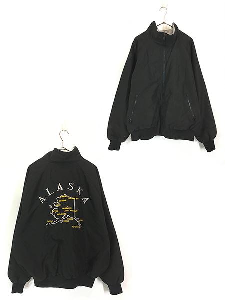古着 90s USA製 「ALASKA」 フリース ライナー シェルド アラスカ ジャケット XXL