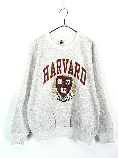 古着 90s USA製 Lee MIDWEIGHT 「HARVARD」 カレッジ スウェット トレーナー L 古着の通販は