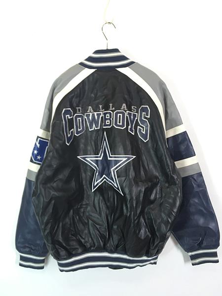 NFL レザージャケット 古着 90s NFL Dallas Cowboys カウボーイズ