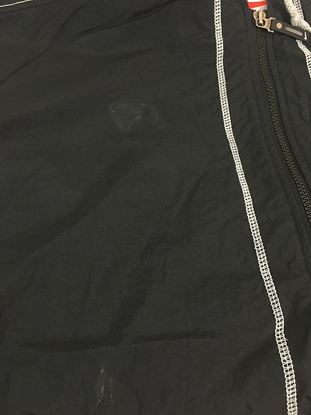 古着 90s NIKE スウォッシュ 刺しゅう ステッチ ライン パデット