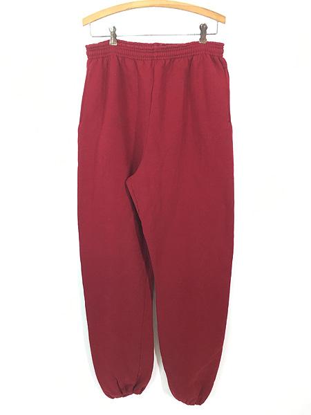 古着 90s USA製 Russell 無地 ソリッド スウェット パンツ ポケット付 ワイン LTの通販は 6,600円