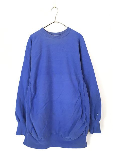 ◎90s Champion Reverse Weave スウェット 青目 古着 90s USA製 Champion Reverse Weave 青目 ワンポイント リバース