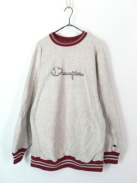 古着 90s USA製 Champion Reverse Weave BIG ロゴ リブライン リバース スウェット XXL 古着