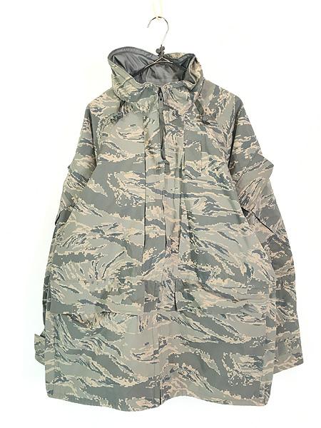 古着 00s 米軍 USAF APECS タイガー ストライプ カモ 迷彩 Gen3 GORE-TEX ゴア パーカー L-R?Aの通販は