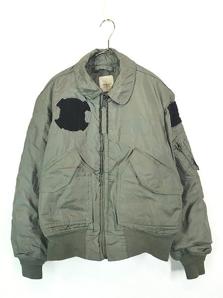 古着 80s 米軍 USAF CWU 45/P ミリタリー パデッド アラミド フライト ジャケット M