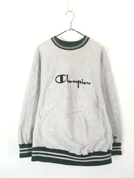 古着 90s USA製 Champion Reverse Weave BIG ロゴ リブライン リバース スウェット M 古着の通販は 10,296円