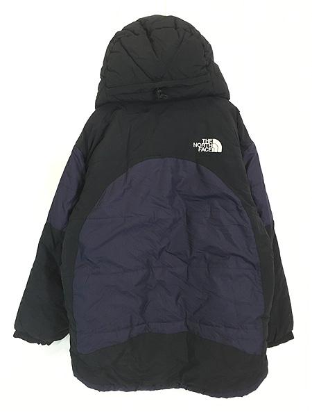 古着 90s TNF The North Face 黒×紫 バイカラー 2way パデット