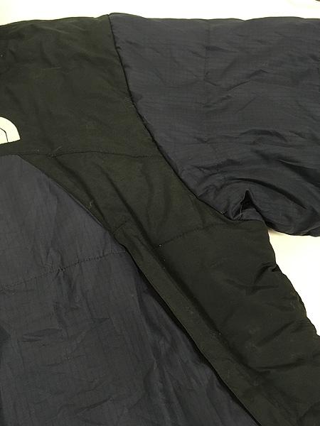 古着 90s TNF The North Face 黒×紫 バイカラー 2way パデット
