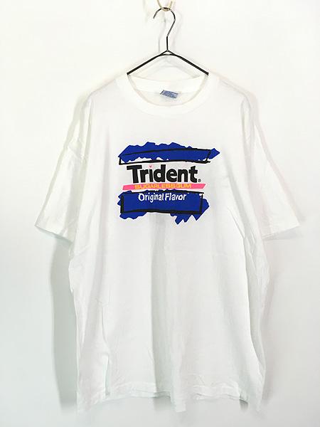 古着 90s USA製 MTV Trident シュガーレス ガム 企業 Tシャツ XL 古着の通販は 7,150円