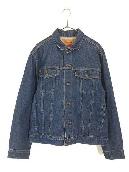 古着 00s Levi's 57511-0289 濃紺 ブルー デニム トラッカー ジャケット Gジャン XXL