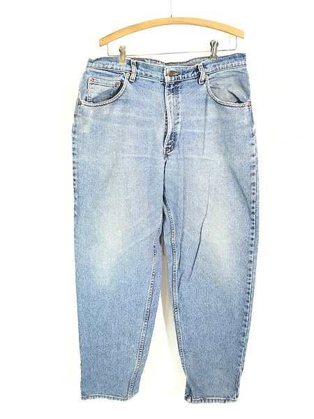 古着 90s USA製 Levi's 560-4891 ブルー デニム バギー パンツ ジーンズ 強テーパード W35 L31の通販は 6,930円