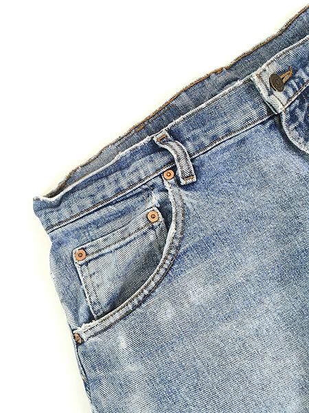 古着 90s USA製 Levi's 560-4891 ブルー デニム バギー パンツ ジーンズ 強テーパード W35 L31の通販は