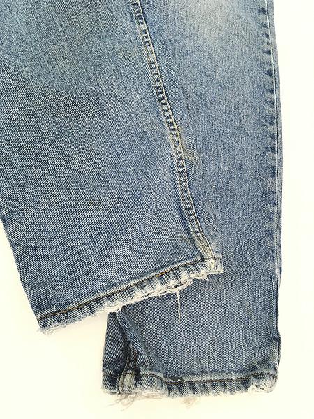 古着 90s USA製 Levi's 560-4891 ブルー デニム バギー パンツ ジーンズ 強テーパード W35 L31の通販は