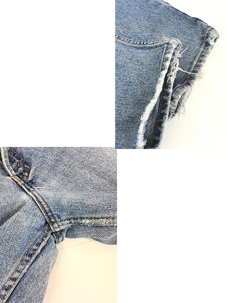 古着 90s USA製 Levi's 560-4891 ブルー デニム バギー パンツ ジーンズ 強テーパード W35 L31の通販は