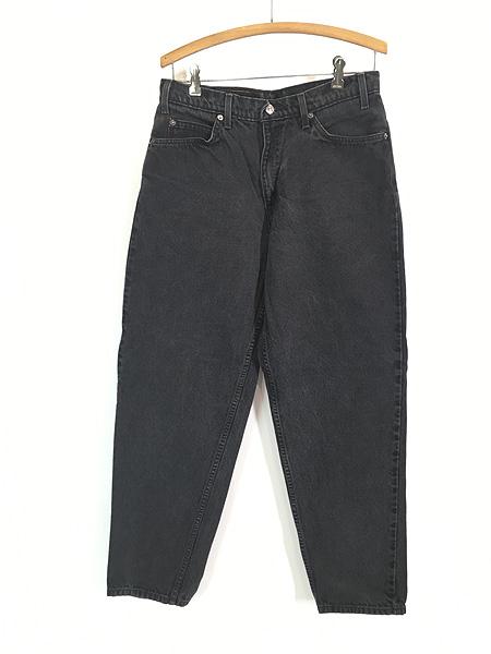 古着 90s Levi's 560-4159 サルファ スーパー ブラック デニム パンツ ジーンズ 強テーパード W31 L29.5の通販は