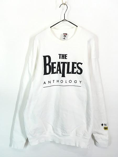 古着 90s The Beatles 「ANTHOLOGY」 プロジェクト ミュージック バンド ヘビー スウェット トレーナー XLの通販は