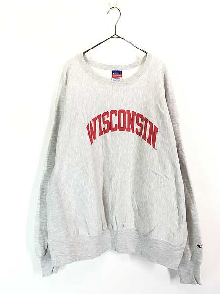 古着 00s Champion Reverse Weave 「WISCONSIN」 カレッジ リバース スウェット XXL 古着