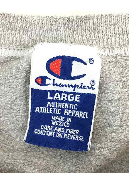 古着 90s Champion 「CEDAR CREST」 カレッジ 前V スウェット トレーナー L 古着