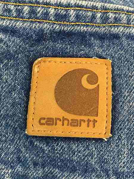 古着 90-00s Carhartt Wニー デニム ペインター ワーク パンツ W33 L31 古着