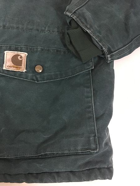 古着 80s USA製 Carhartt ウエスタンヨーク ブルー ダック 防寒