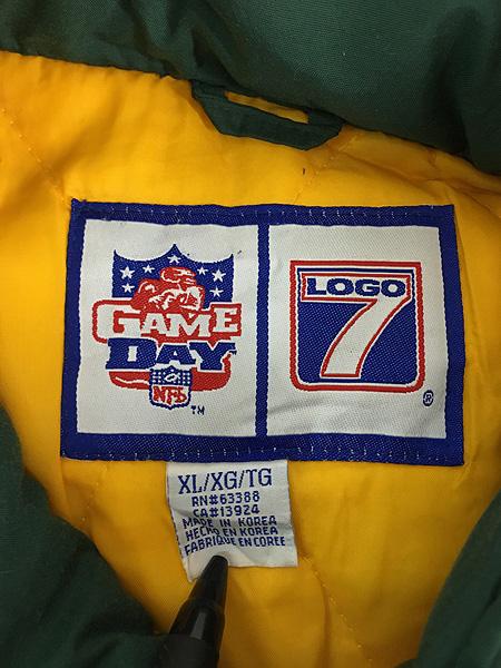 古着 NFL Green Bay Packers パッカーズ 2way パデット ナイロン