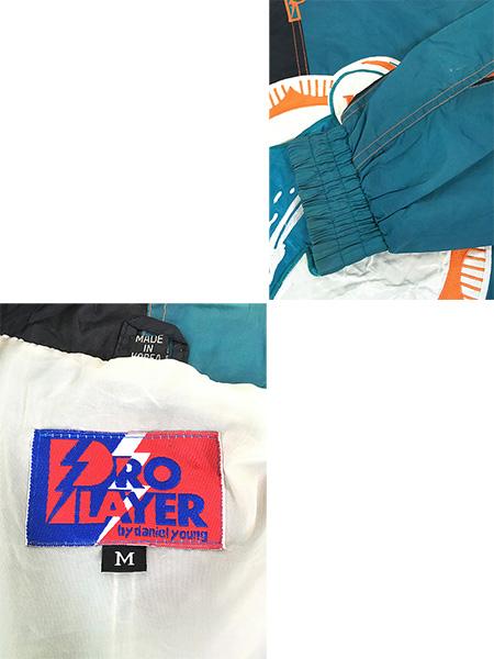 古着 90s NFL Miami Dolphins ドルフィンズ ナイロン ジャケット M 古着