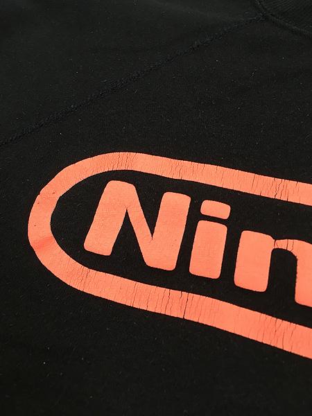 古着 80s USA製 Nintendo 任天堂 ゲーム 企業 ロゴ 発泡 プリント スウェット トレーナー XL位 古着の通販は