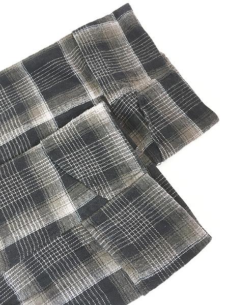 古着 90s CK Calvin Klein 好配色 ブラック チェック フランネル