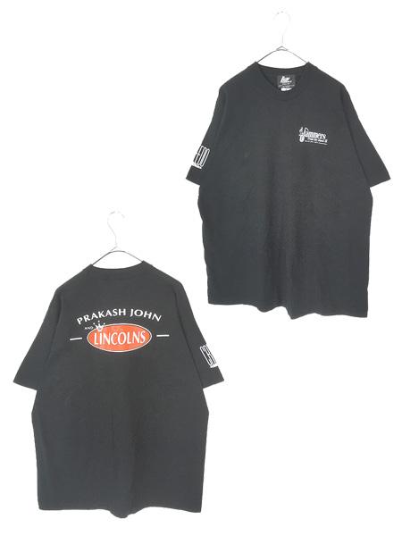 古着 90s 製 Prakash John and The Lincolns 「jammers」 R&B ブルース バンド Tシャツ XL