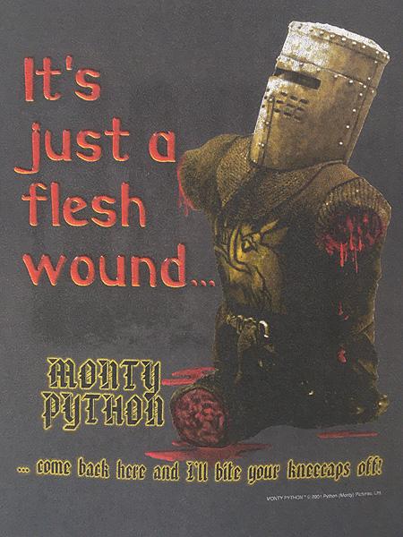 古着 00s Monty Python & The Holy Grail 「It's just a flesh would