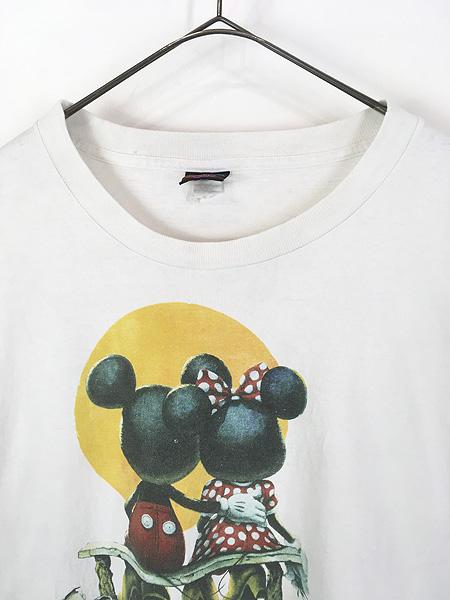 古着 90s Disney ミッキー ミニー プルート 「サンセット」 ノーマン