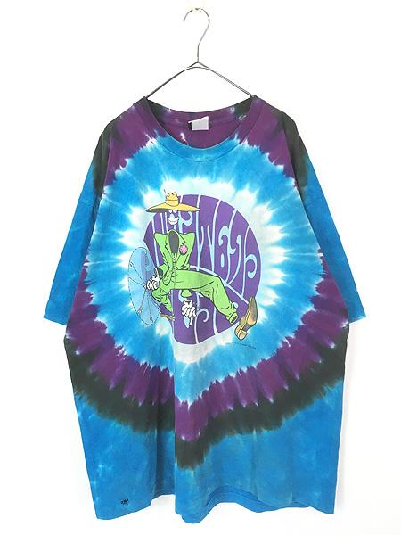 古着 00s USA製 Grateful Dead 「Shakedown Street Invisible Pimp」 ロック バンド タイダイ Tシャツ XXL