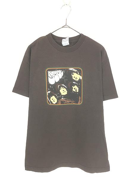 古着 00s The Beatles 「RUBBER SOUL」 フォト グラフィック ミュージック バンド Tシャツ M